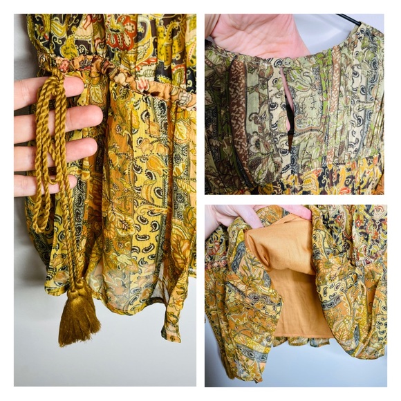 NWT Anthropologie x Le Me Be - Lara Pintucked Blouse 8 - Picture 8 of 11